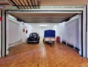 interior view of the garage