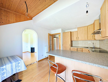 kitchen with dining area