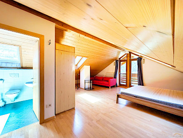 spacious attic