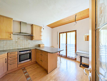 kitchen with access to the balcony