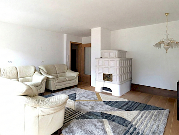 Wohnzimmer - Digitales Rendering - Einrichtungsvorschlag