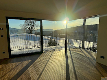 Wunderschöne Aussicht mit Sonne- auch im Winter!
