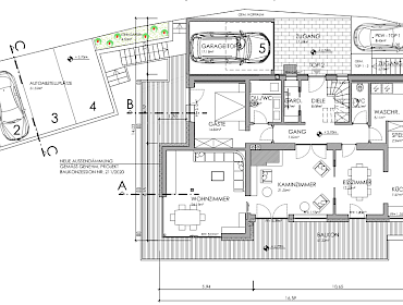 floor plan of the 1ˢᵗ floor