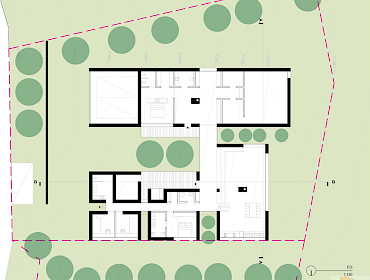 Grundriss der Variante B Grundriss der Variante B