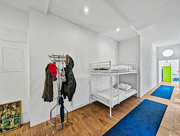 Flur mit Stockbett