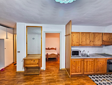 Wohnzimmer mit Wohnküche Wohnzimmer mit Wohnküche