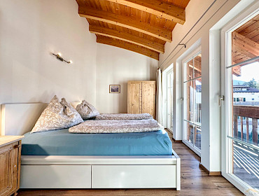 Panoramablick vom Schlafzimmer