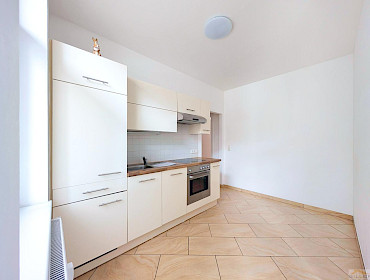 Wohnküche mit Küchenblock