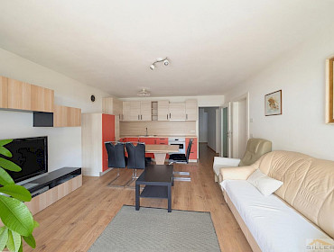 Wohnzimmer mit Küchenblock Wohnzimmer mit Küchenblock