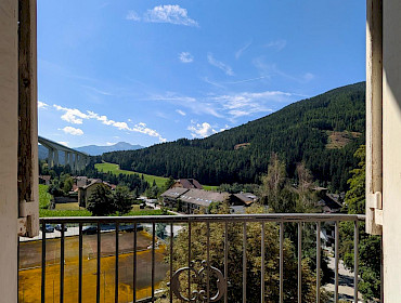 Aussicht vom Balkon