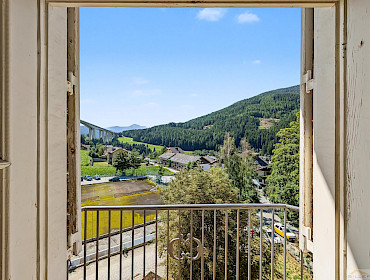 Aussicht vom Balkon